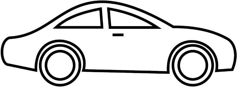 Detail Clipart Car Black And White Nomer 15