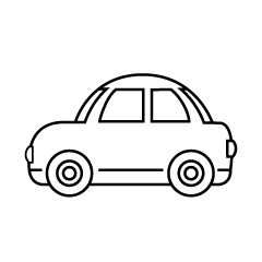 Detail Clipart Car Black And White Nomer 16