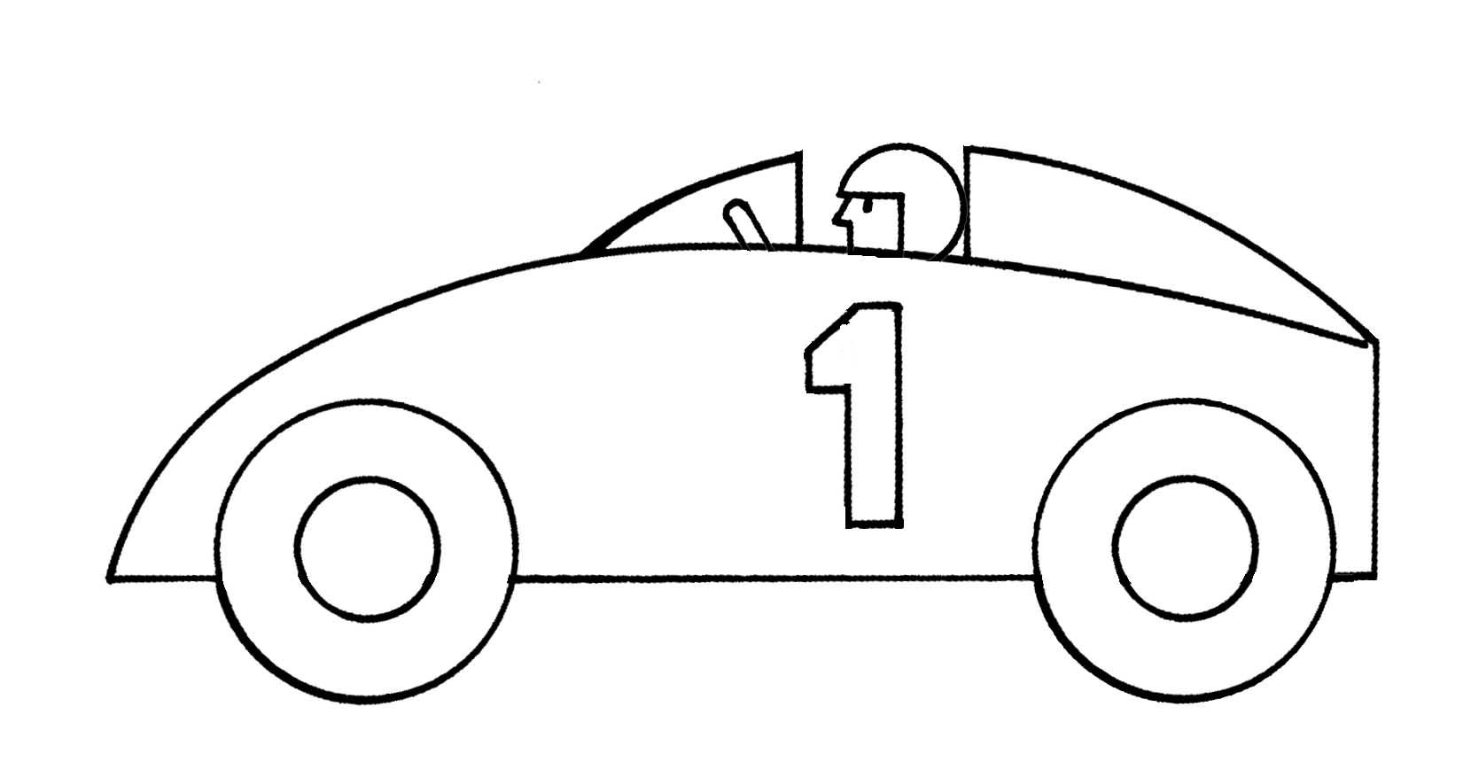 Detail Clipart Car Black And White Nomer 17