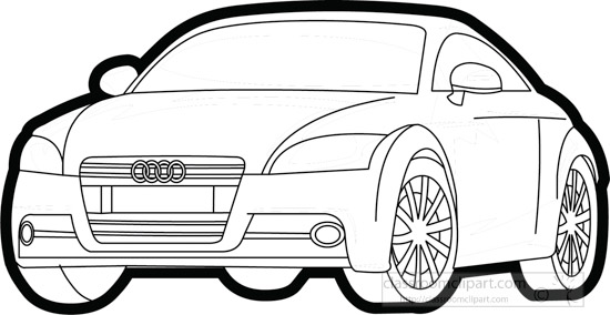 Detail Clipart Car Black And White Nomer 31