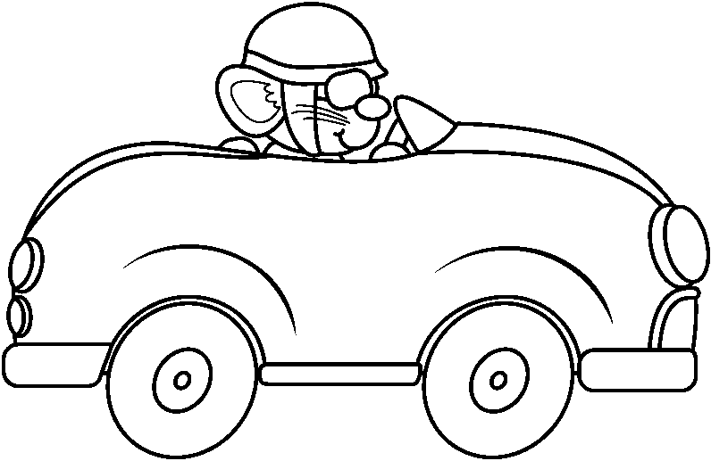 Detail Clipart Car Black And White Nomer 35