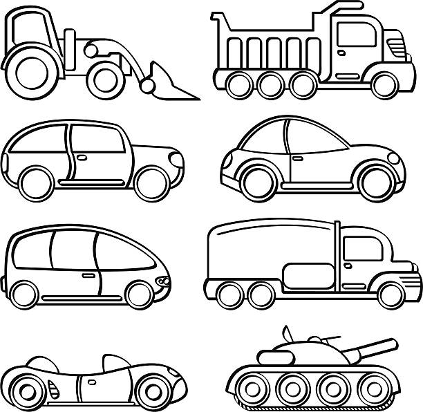 Detail Clipart Car Black And White Nomer 38