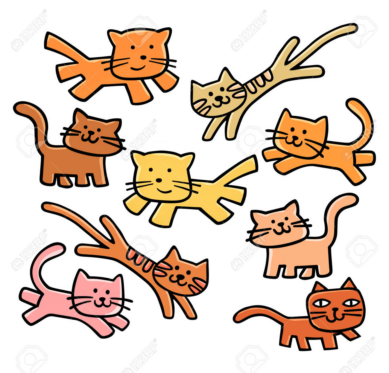 Detail Clipart Cat Nomer 28