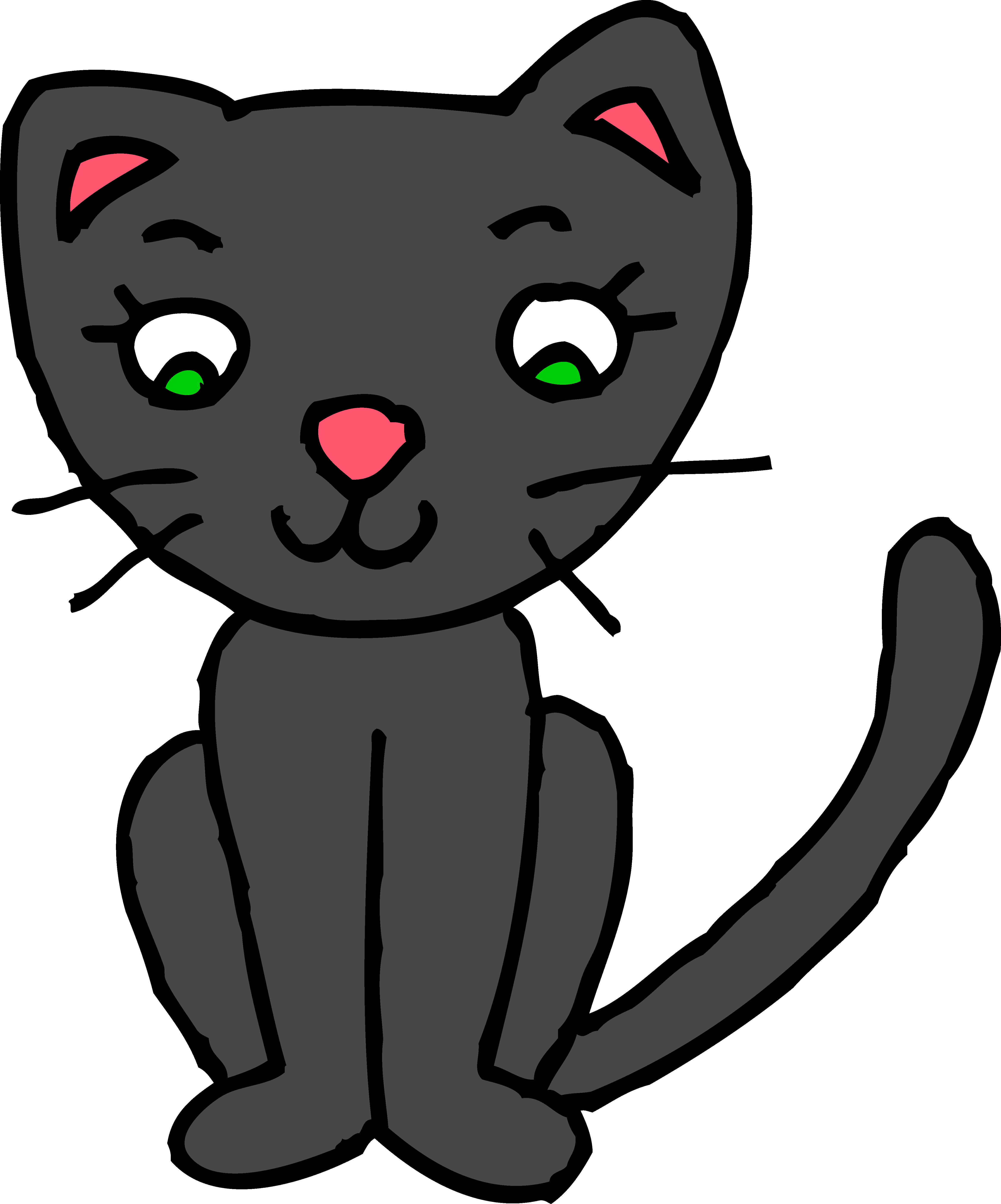 Detail Clipart Cat Nomer 50