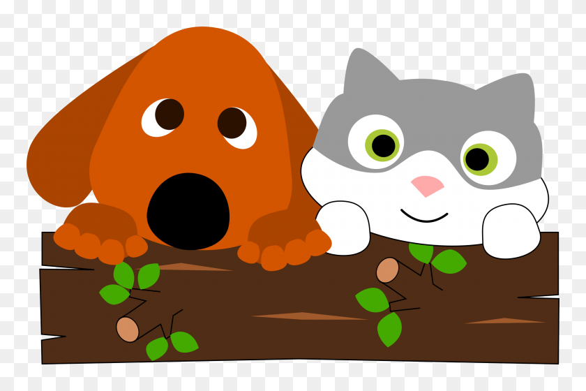 Detail Clipart Cats And Dogs Nomer 14