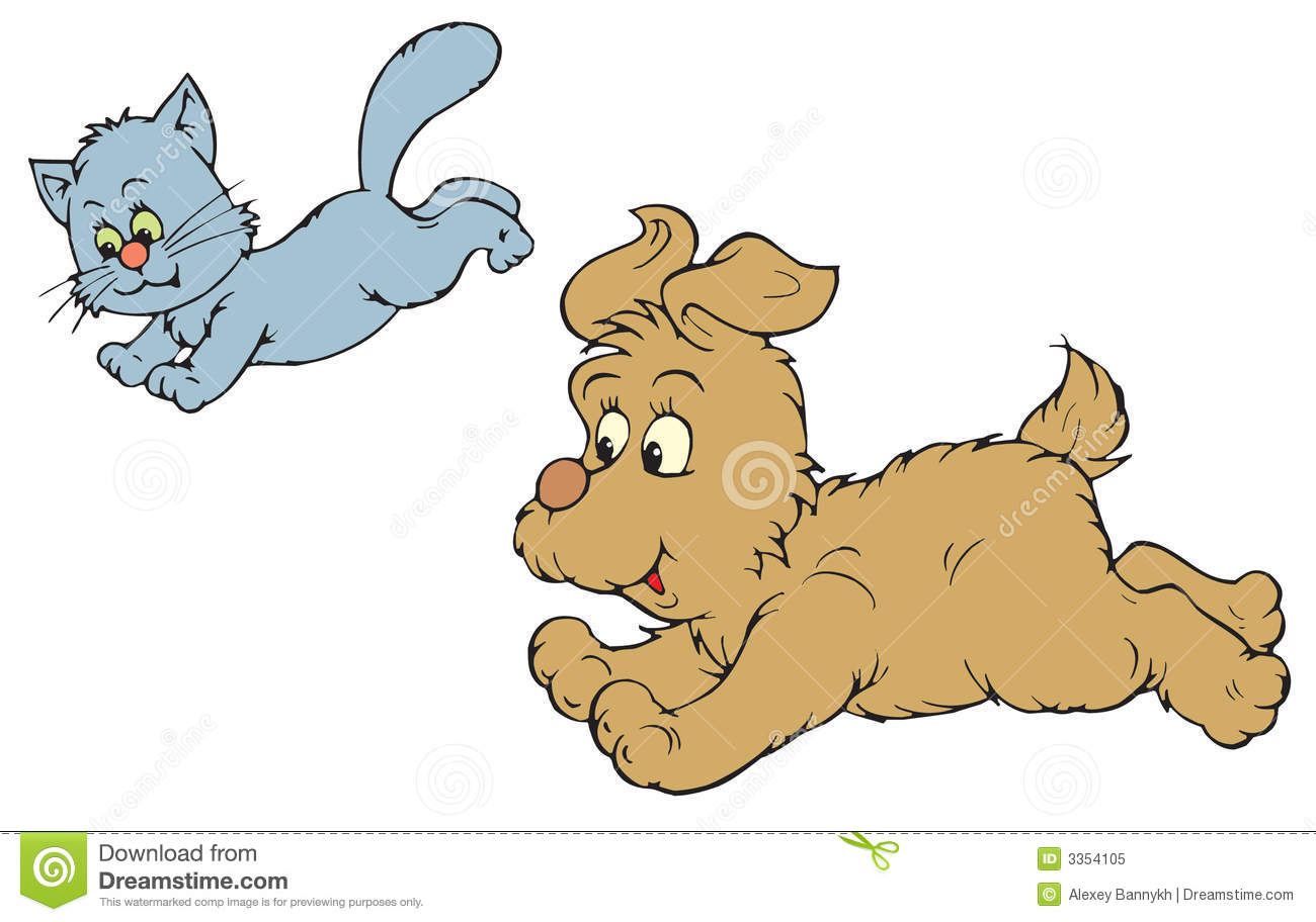 Detail Clipart Cats And Dogs Nomer 22