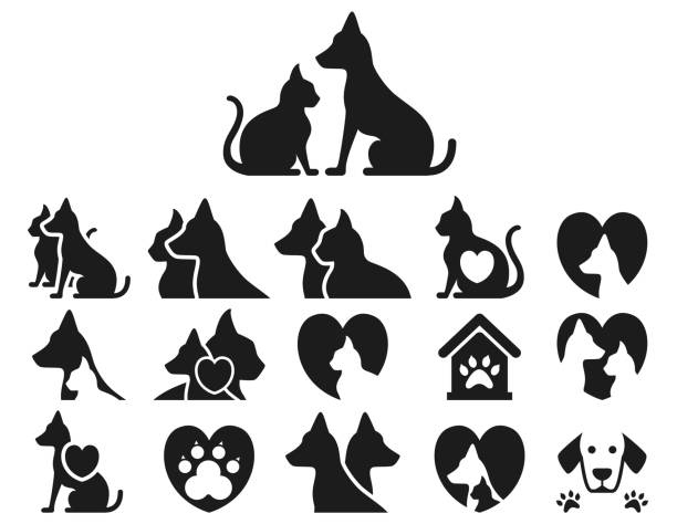 Detail Clipart Cats And Dogs Nomer 32