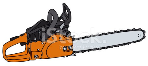 Detail Clipart Chainsaw Nomer 35