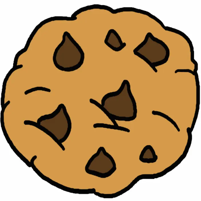 Detail Clipart Chocolate Chip Cookie Nomer 2