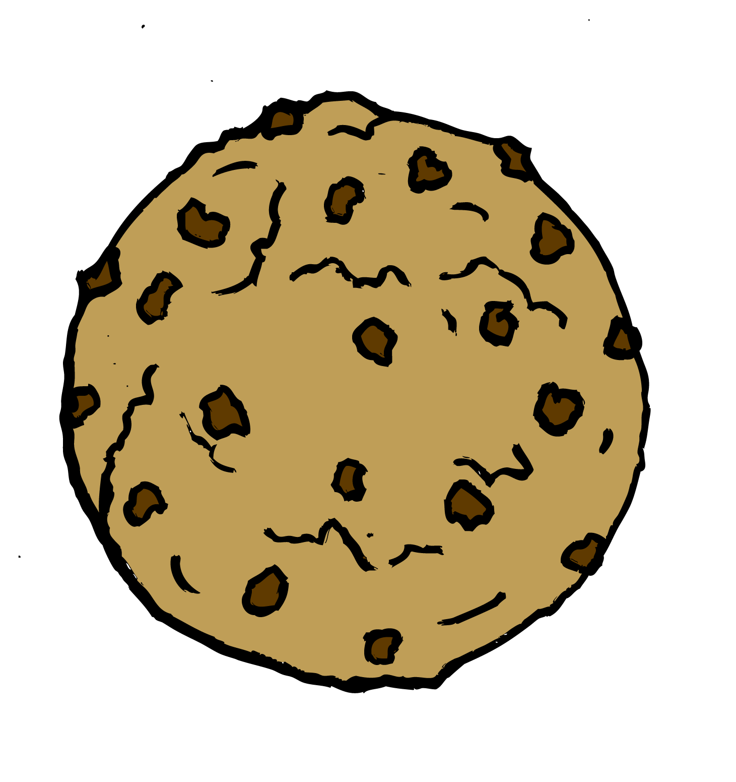 Detail Clipart Chocolate Chip Cookie Nomer 19