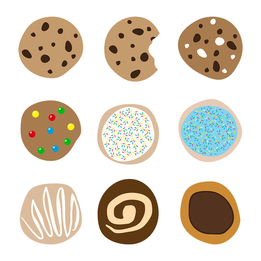Detail Clipart Chocolate Chip Cookie Nomer 51