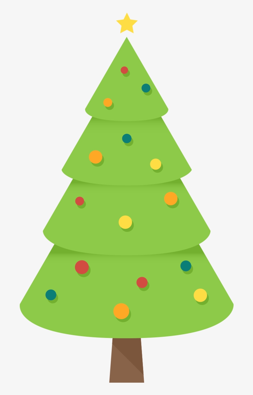 Detail Clipart Christmas Tree Nomer 10