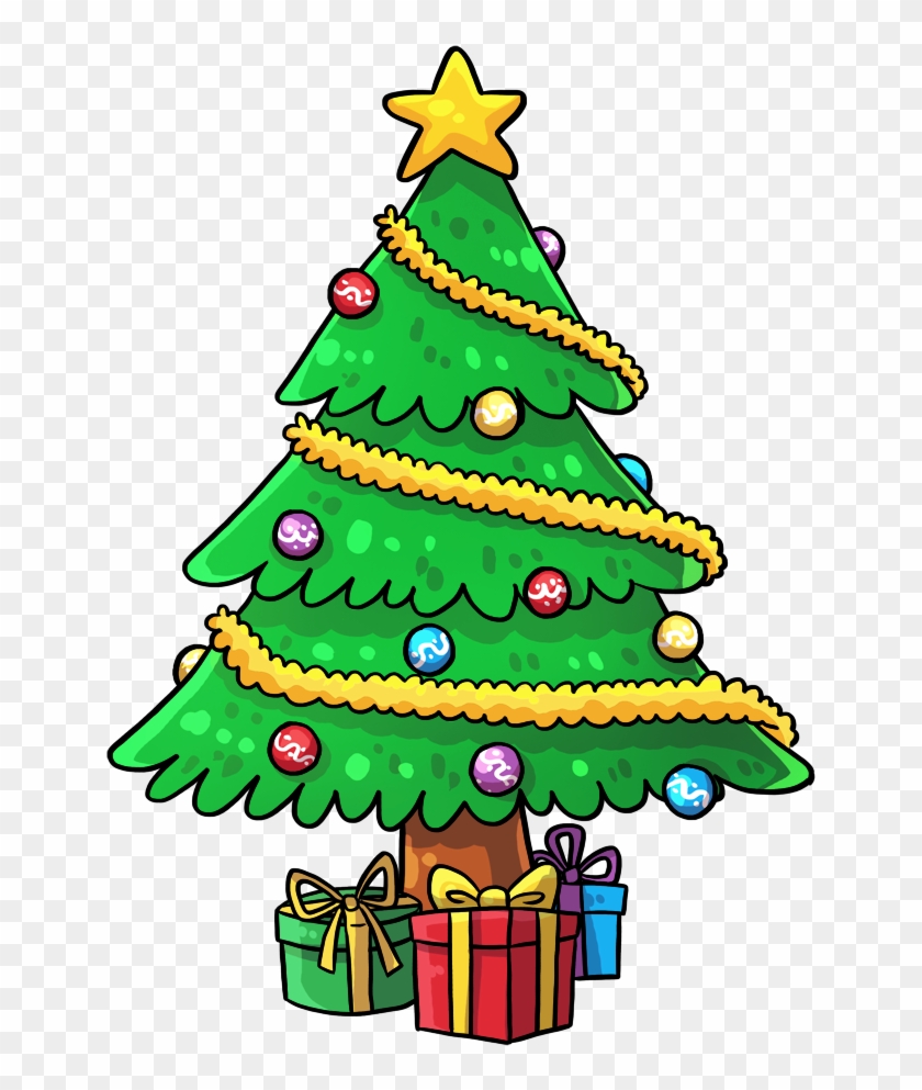 Detail Clipart Christmas Tree Nomer 19