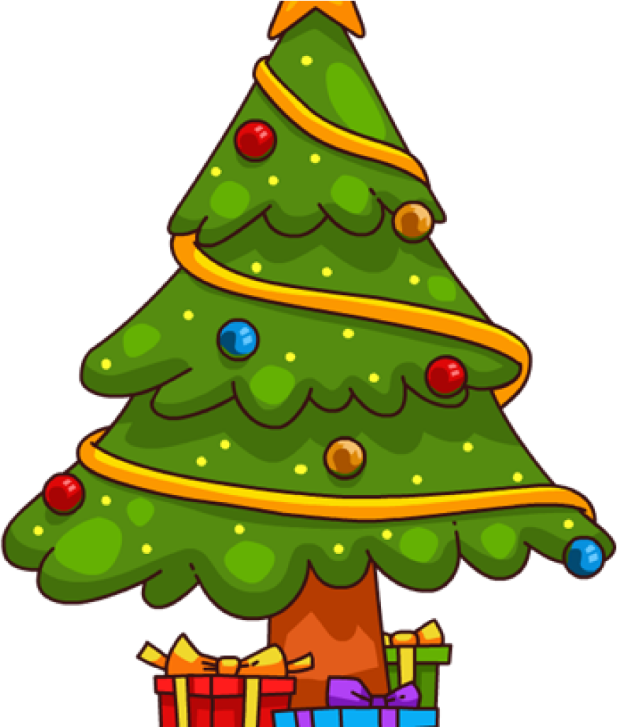 Detail Clipart Christmas Tree Nomer 28