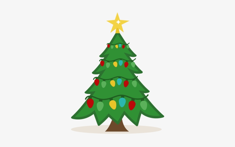 Detail Clipart Christmas Tree Nomer 38