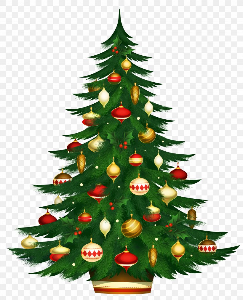 Detail Clipart Christmas Tree Nomer 43