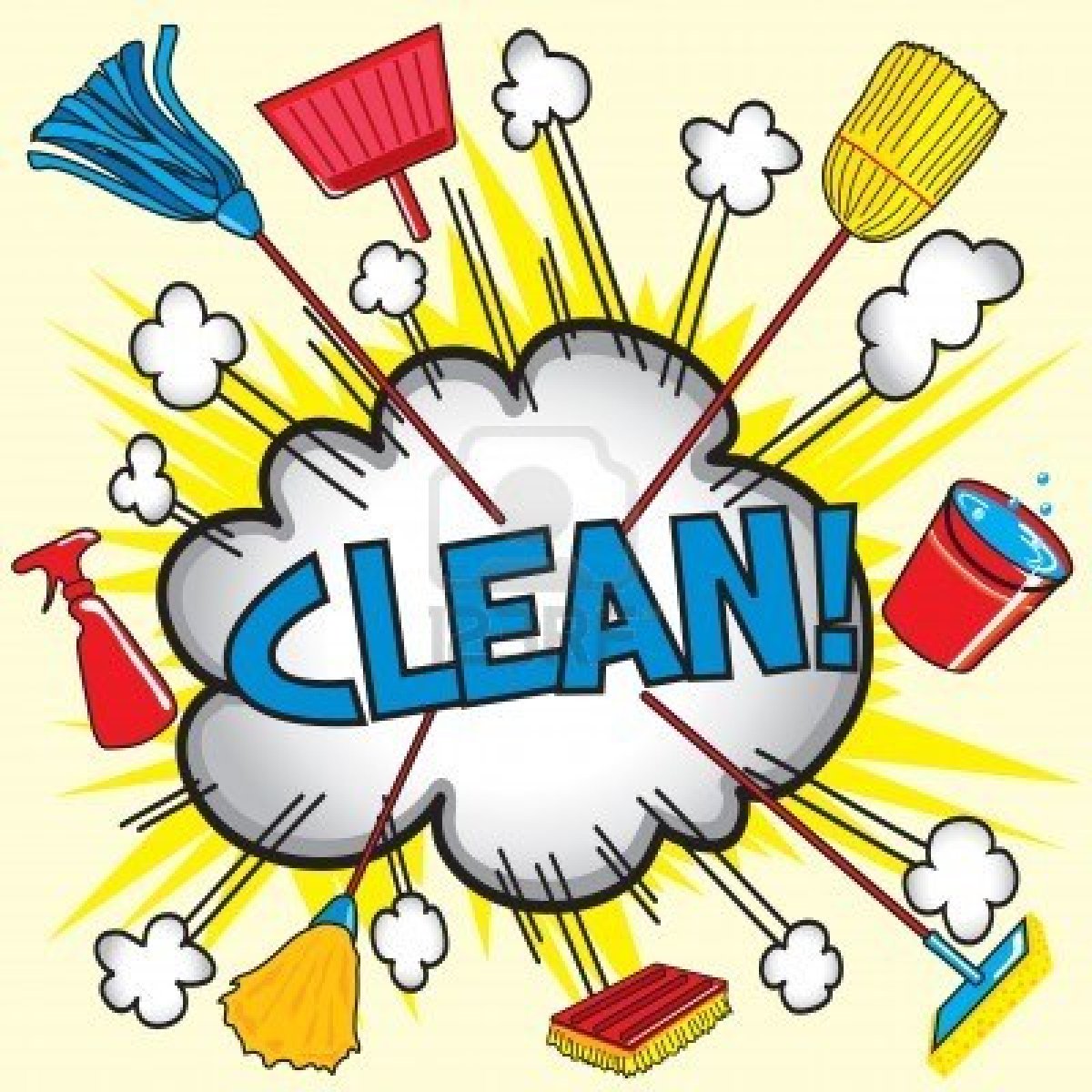 Detail Clipart Cleaning Nomer 19