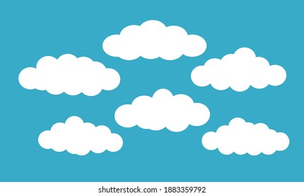 Detail Clipart Cloud Nomer 25