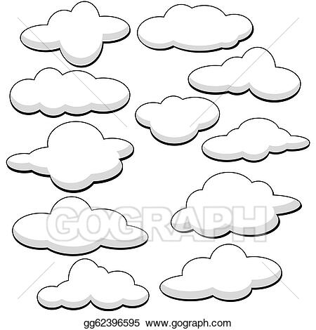 Detail Clipart Cloud Nomer 47