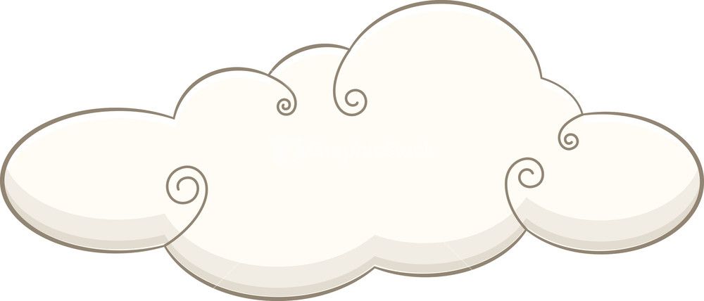 Detail Clipart Cloud Nomer 52