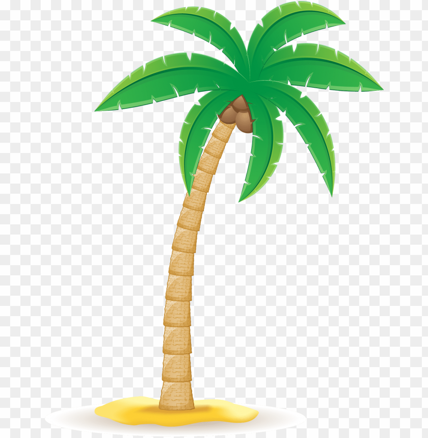 Detail Clipart Coconut Tree Nomer 2