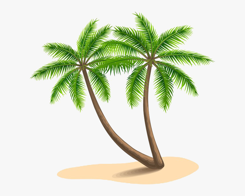 Detail Clipart Coconut Tree Nomer 25