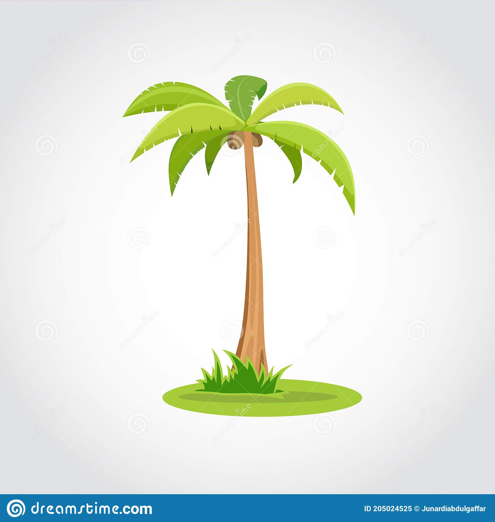 Detail Clipart Coconut Tree Nomer 36