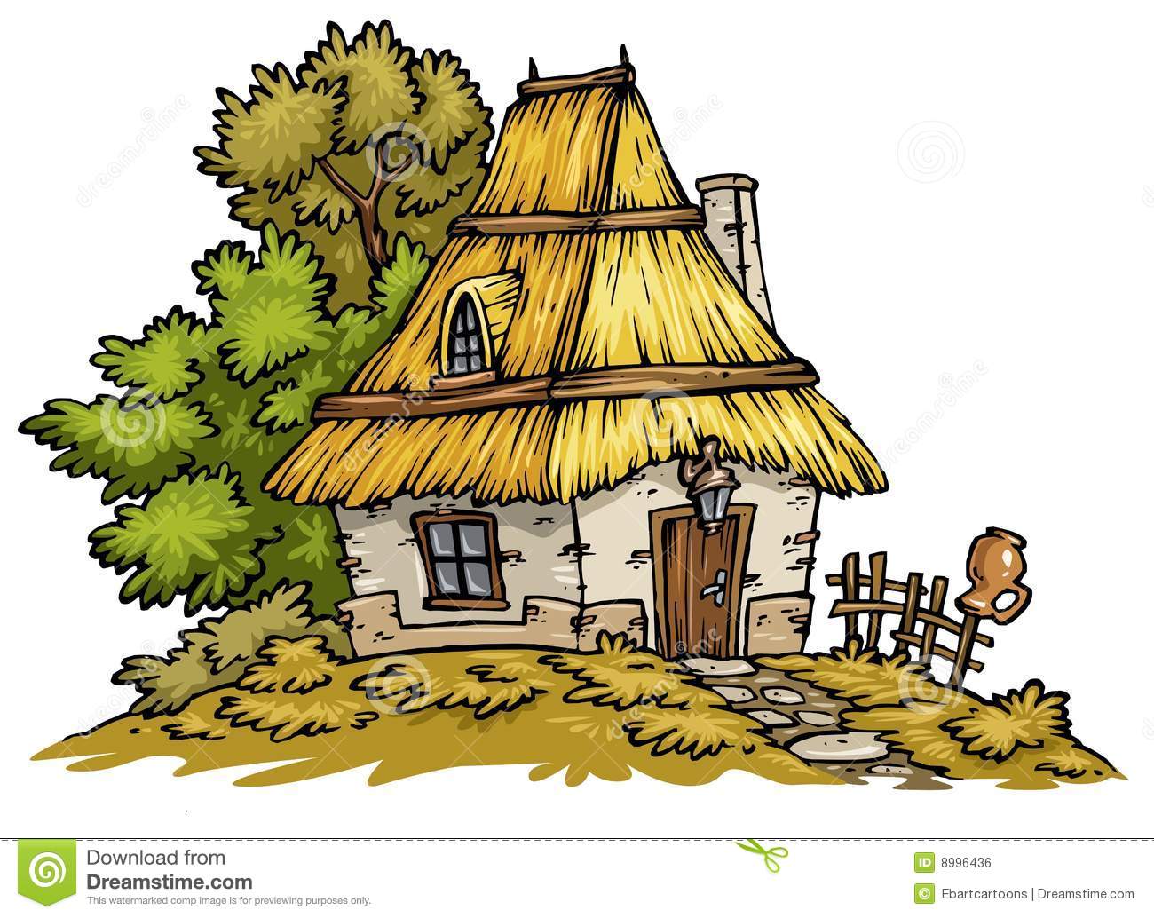 Detail Clipart Cottage Nomer 2