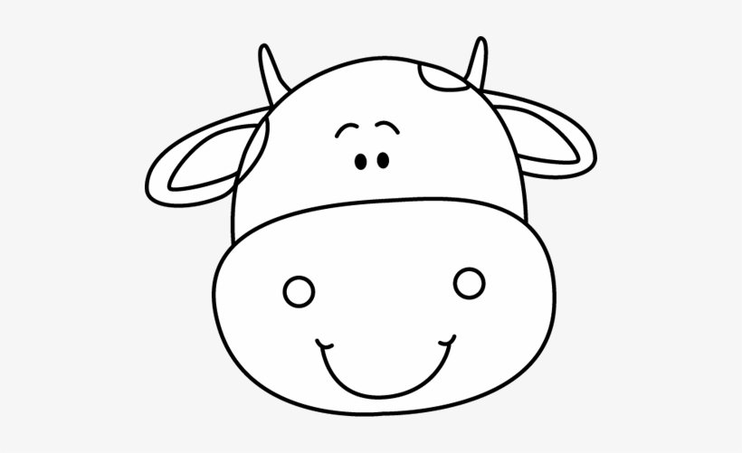 Detail Clipart Cow Black And White Nomer 24