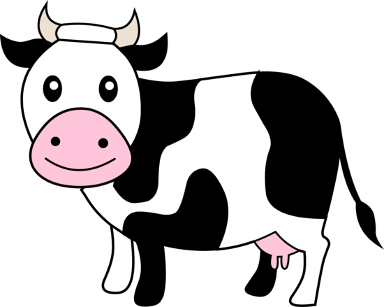 Detail Clipart Cow Black And White Nomer 36