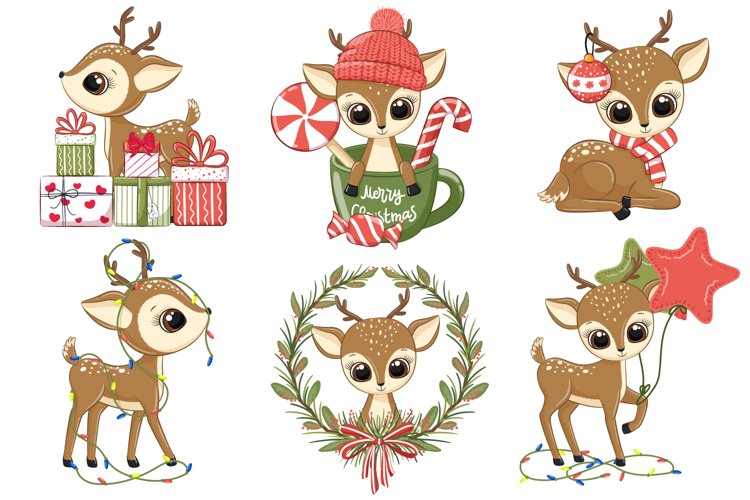 Detail Clipart Deer Nomer 55