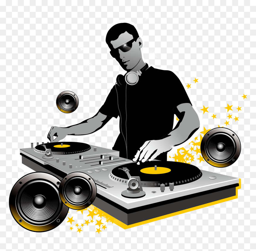 Detail Clipart Disc Jockey Nomer 35