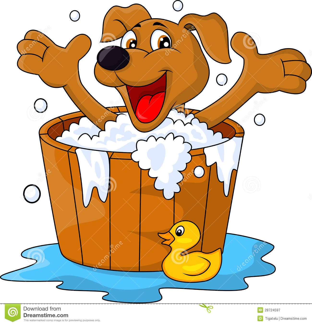 Clipart Dog Bath - KibrisPDR
