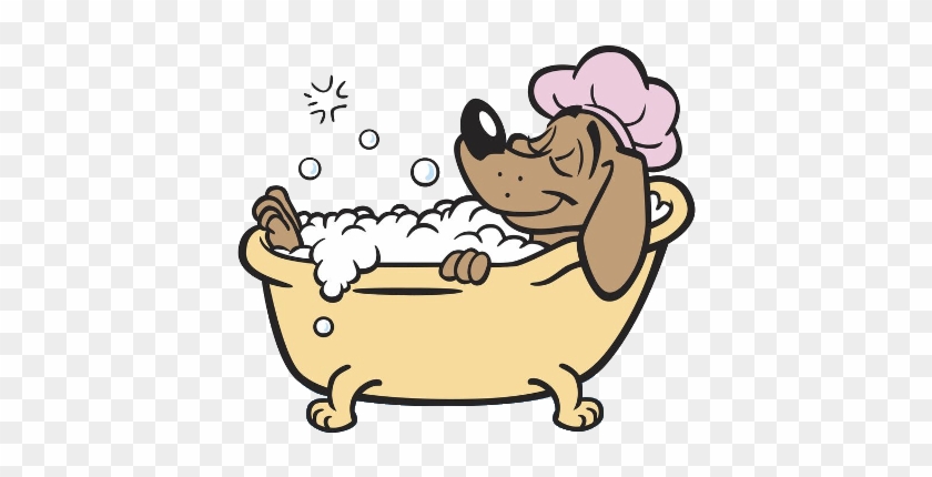 Detail Clipart Dog Bath Nomer 11