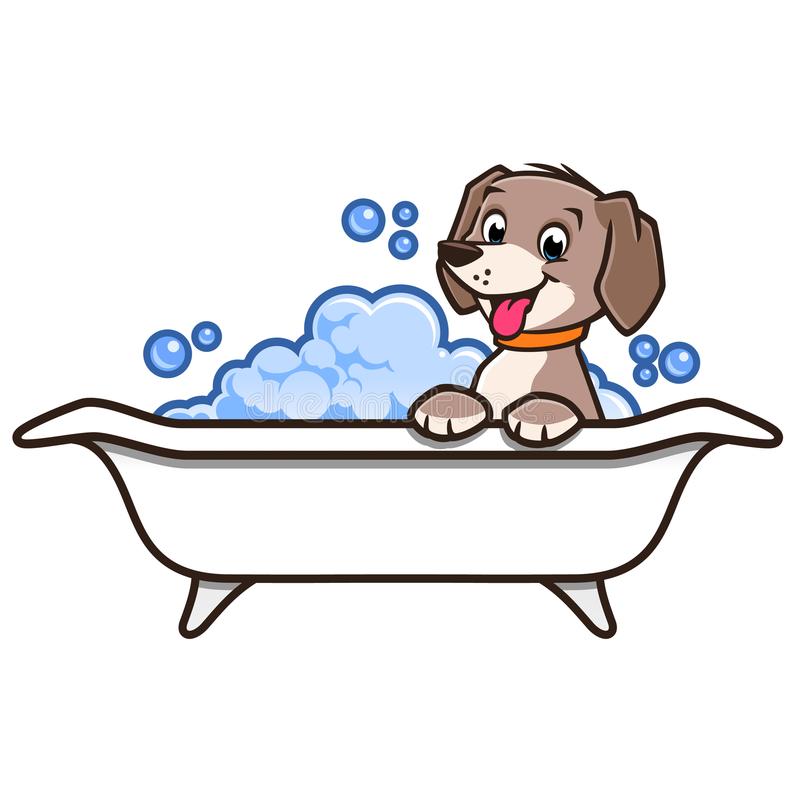 Detail Clipart Dog Bath Nomer 20