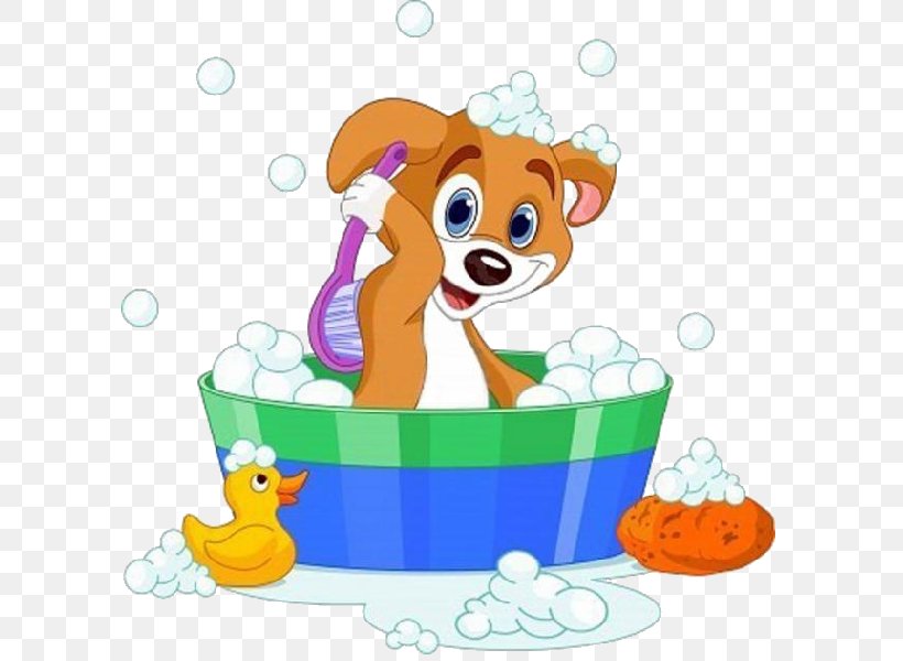 Detail Clipart Dog Bath Nomer 21