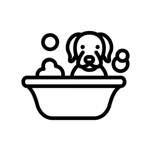 Detail Clipart Dog Bath Nomer 22