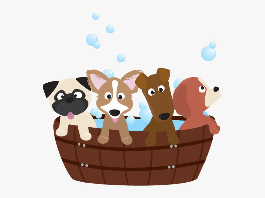 Detail Clipart Dog Bath Nomer 26