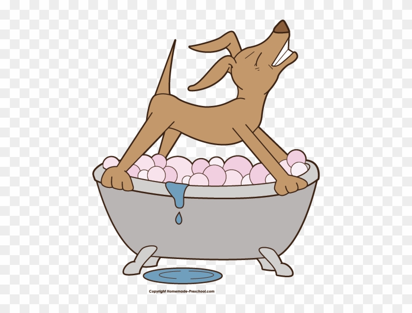 Detail Clipart Dog Bath Nomer 47