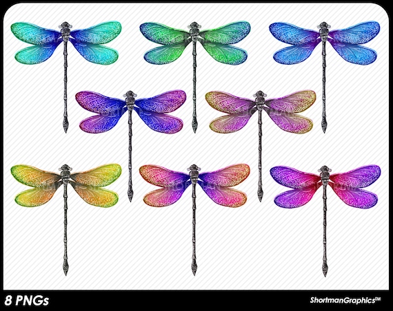 Detail Clipart Dragonflies Nomer 45