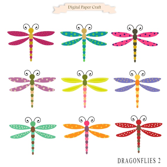 Detail Clipart Dragonflies Nomer 47