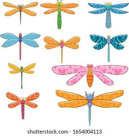 Detail Clipart Dragonflies Nomer 56