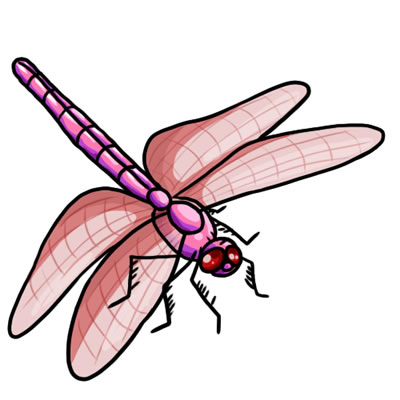 Detail Clipart Dragonfly Nomer 19