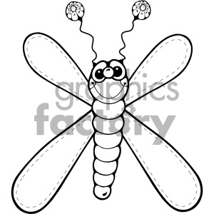 Detail Clipart Dragonfly Black And White Nomer 35