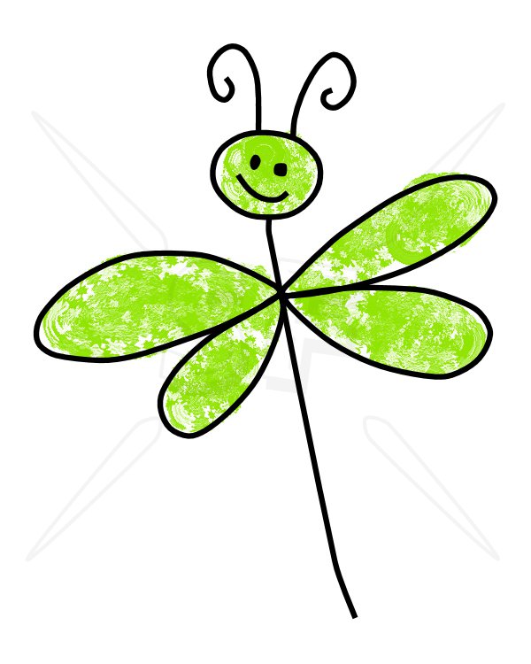 Detail Clipart Dragonfly Black And White Nomer 46