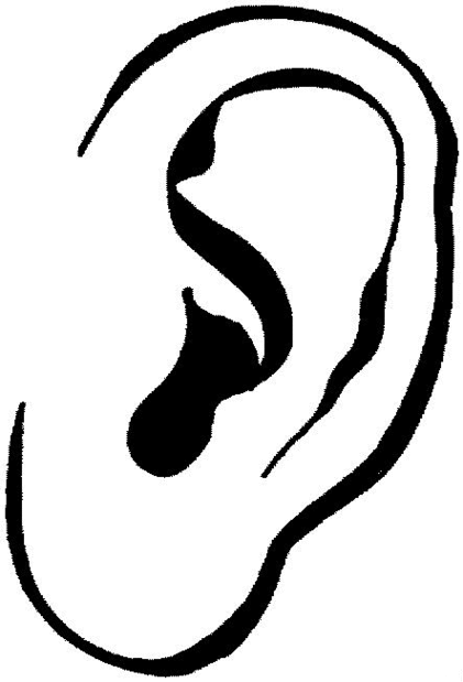 Detail Clipart Ear Nomer 47