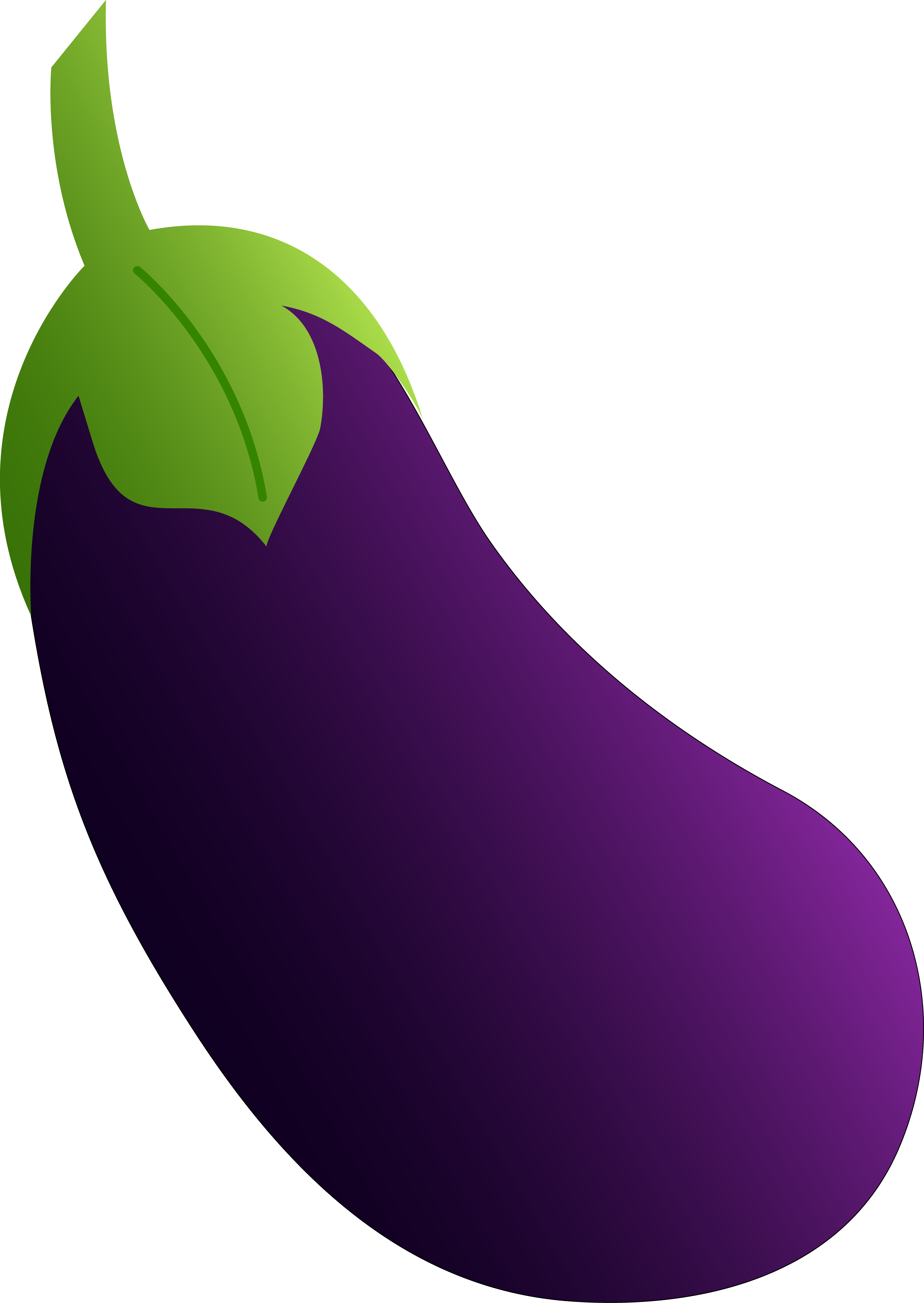 Detail Clipart Eggplant Nomer 13