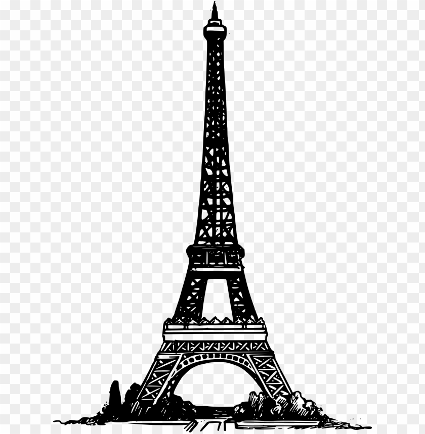 Detail Clipart Eiffel Tower Nomer 22