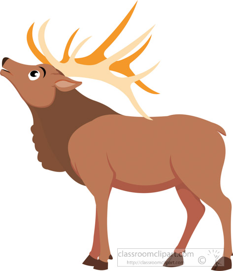 Detail Clipart Elk Nomer 11