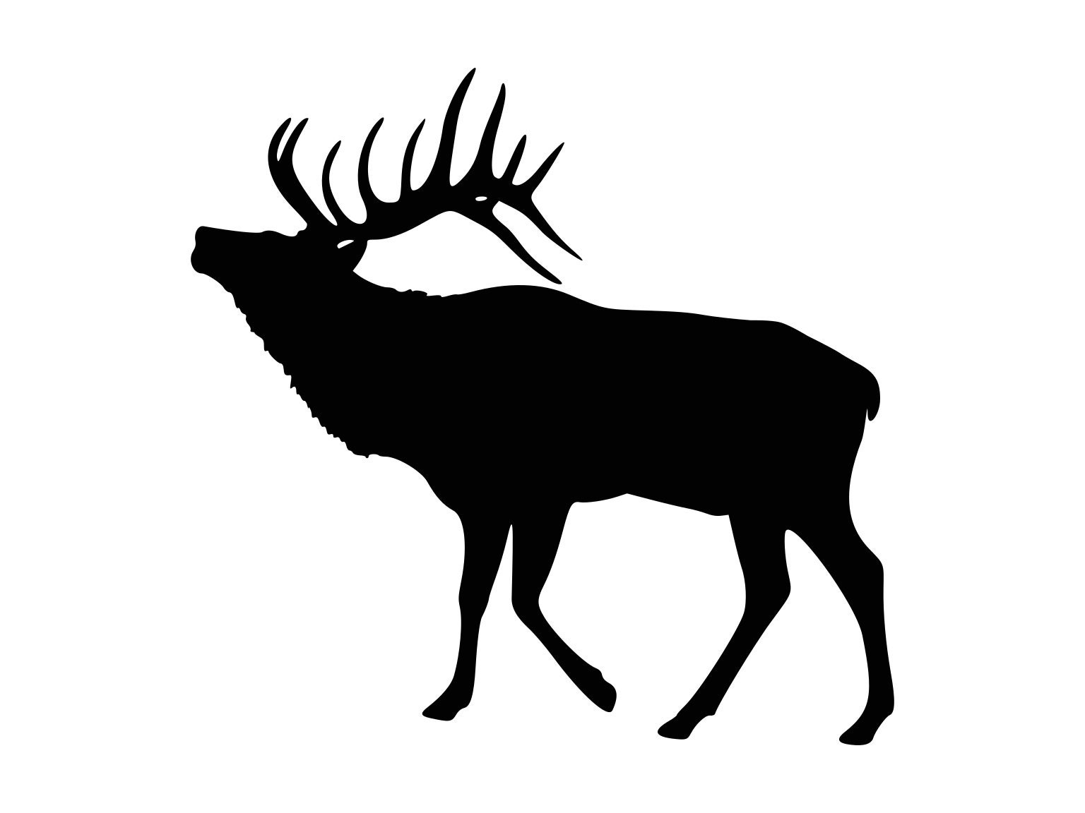 Detail Clipart Elk Nomer 12